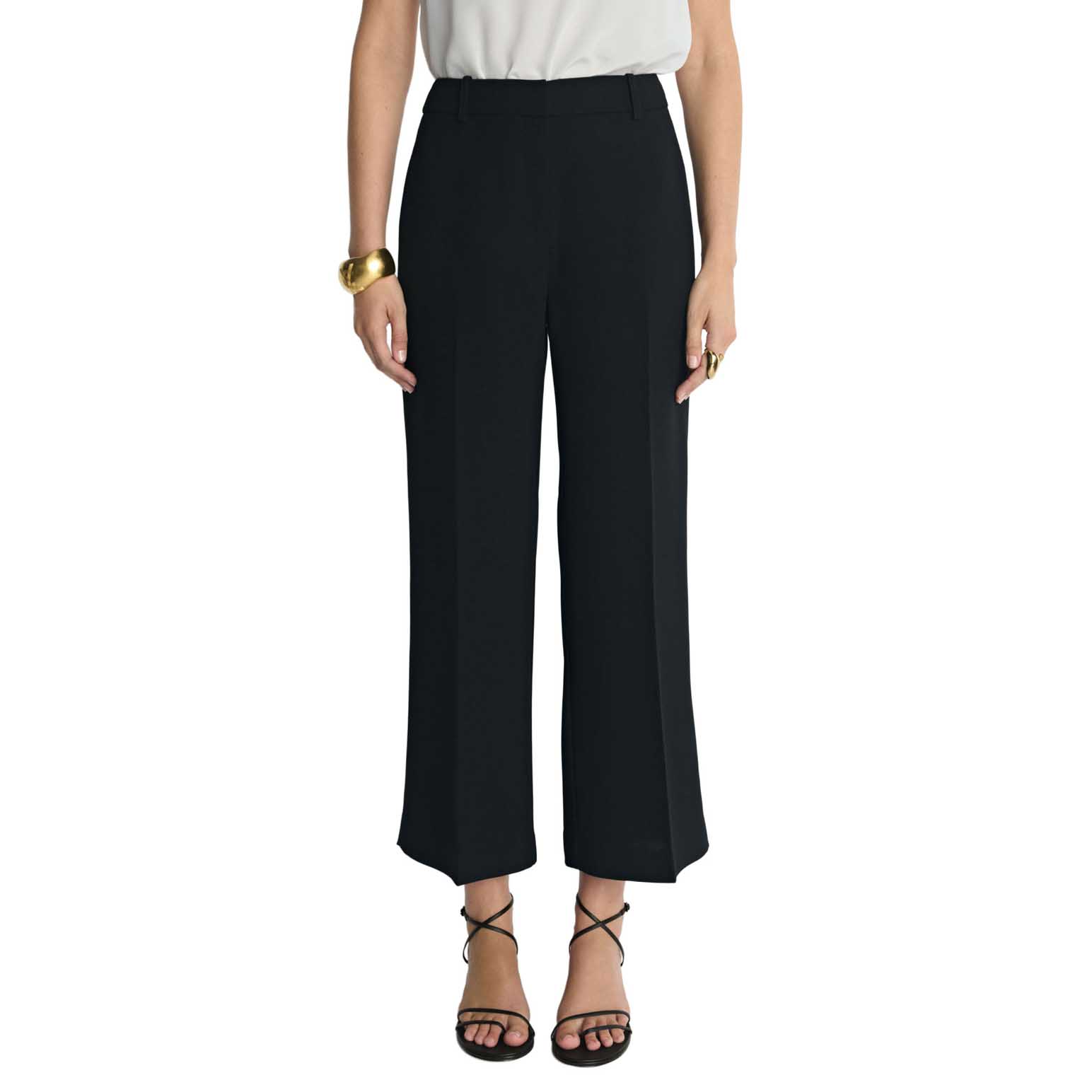 Veronika Maine Double Weave Cropped Pant
